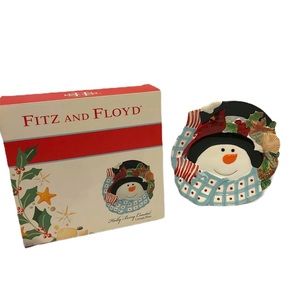 Fitz & Floyd Holly Berry Coastal Serving Plate